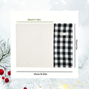 Black Placemats Set of 4