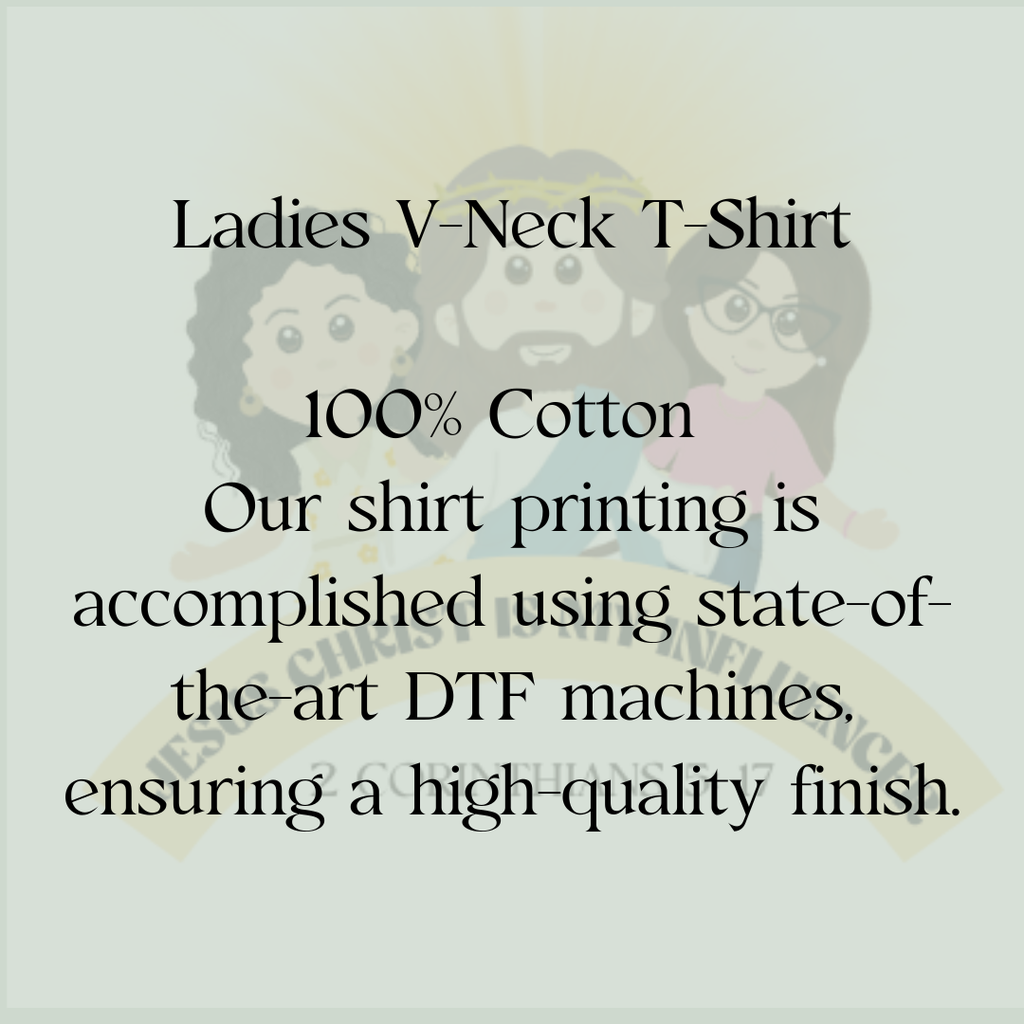 Ladies V Neck T-Shirt